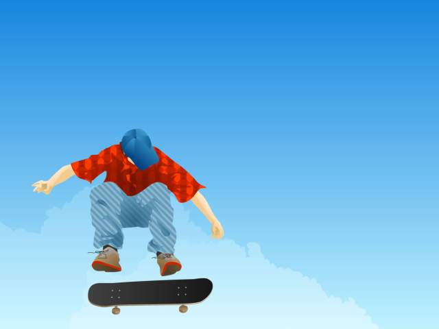 Das Skater Boy Wallpaper 640x480