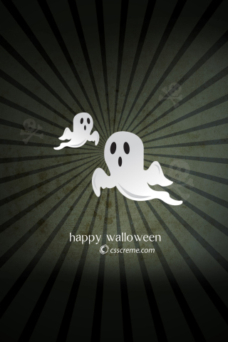 Das Halloween Phantom Wallpaper 320x480