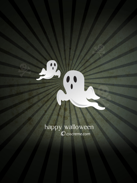 Das Halloween Phantom Wallpaper 480x640