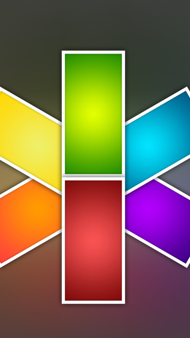 Das Color Kaleidoscope Wallpaper 640x1136
