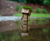 Danbo And Autumn wallpaper 176x144