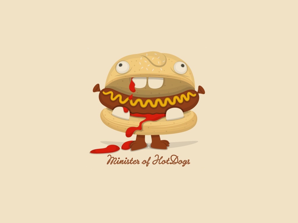 Das Minister Of Hot Dogs Wallpaper 1024x768