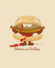 Minister Of Hot Dogs wallpaper 176x220