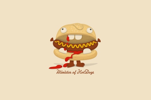 Minister Of Hot Dogs wallpaper 480x320