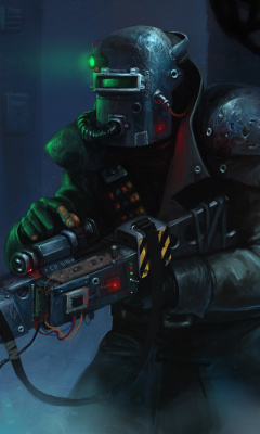 Soldier in Game wallpaper 240x400