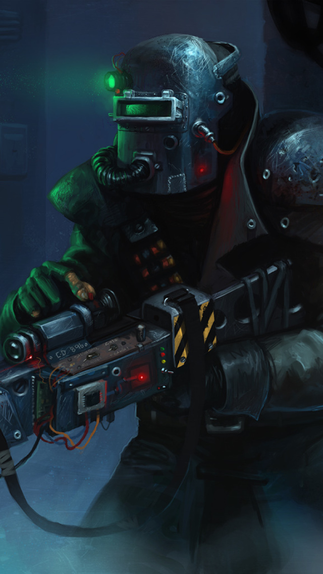 Soldier in Game wallpaper 640x1136