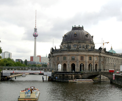 Das Berlin Attractions Wallpaper 480x400