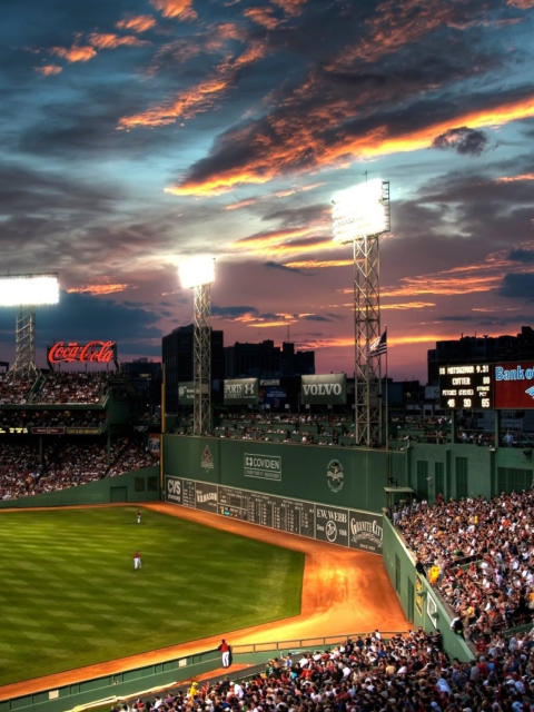 Das Fenway Park Boston Massachusetts Wallpaper 480x640