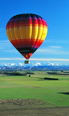 Fondo de pantalla Up Up Away Balloon 240x400