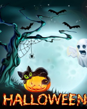 Das Halloween Night Wallpaper 176x220