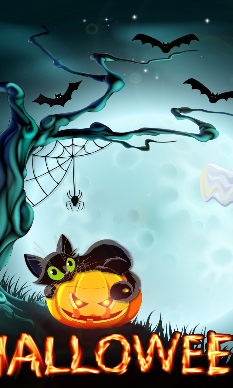 Halloween Night wallpaper 768x1280