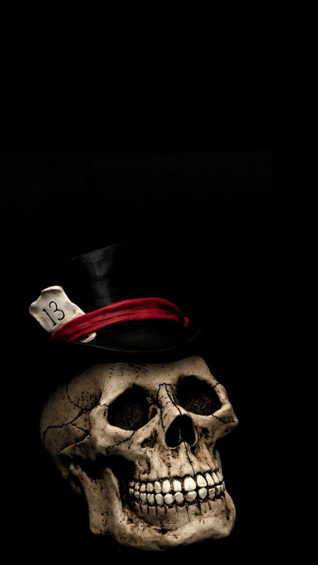 Lucky Skull wallpaper 640x1136