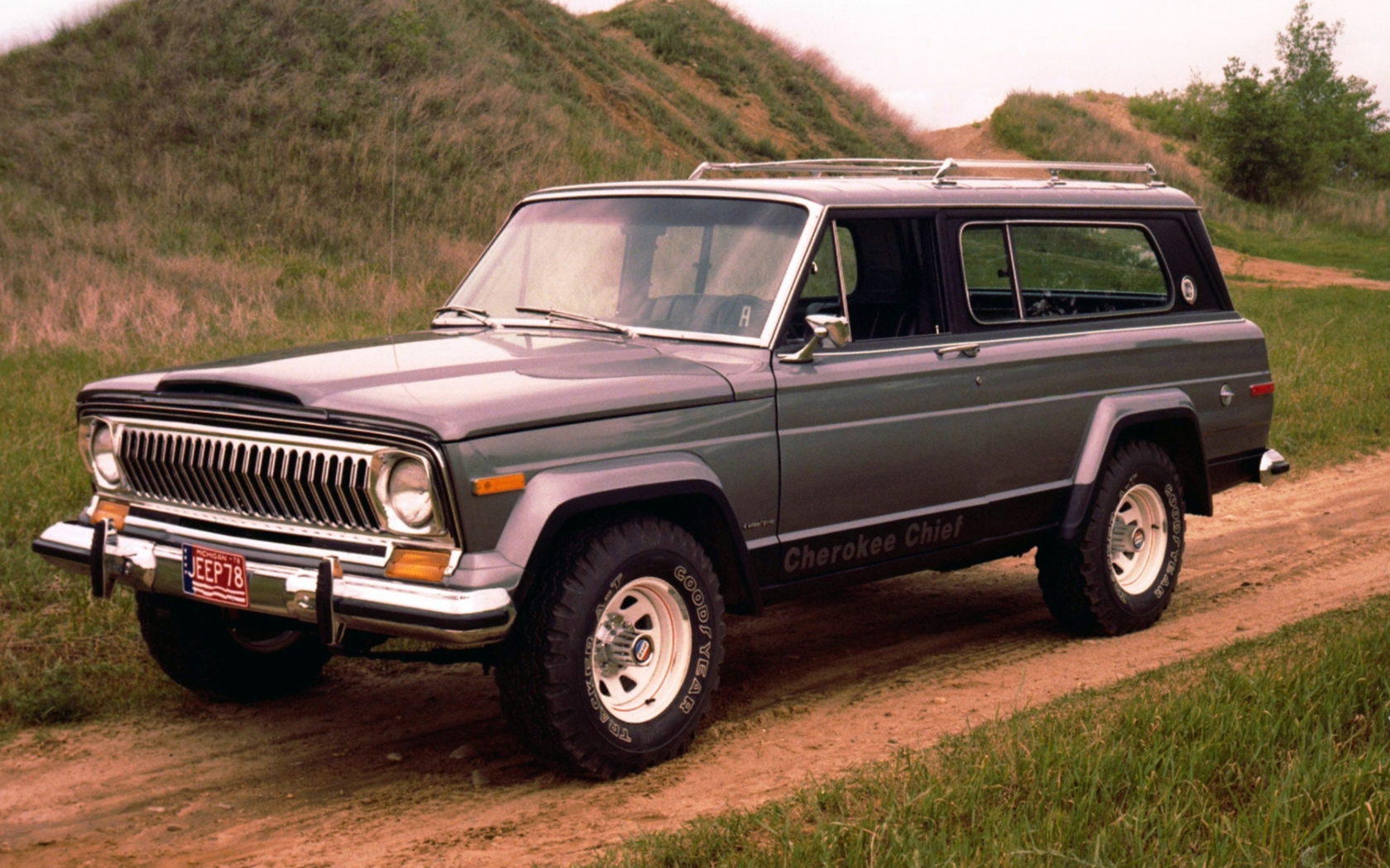 Das 1976 Jeep Cherokee Wallpaper 1680x1050