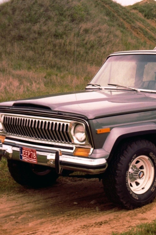 Fondo de pantalla 1976 Jeep Cherokee 320x480