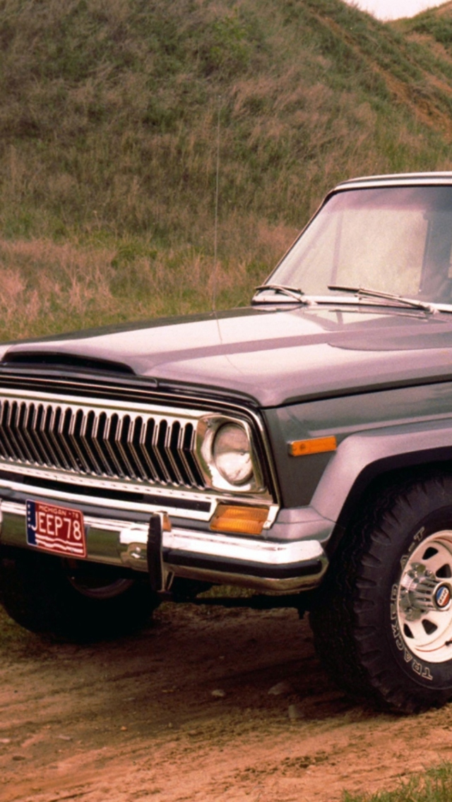 Fondo de pantalla 1976 Jeep Cherokee 640x1136