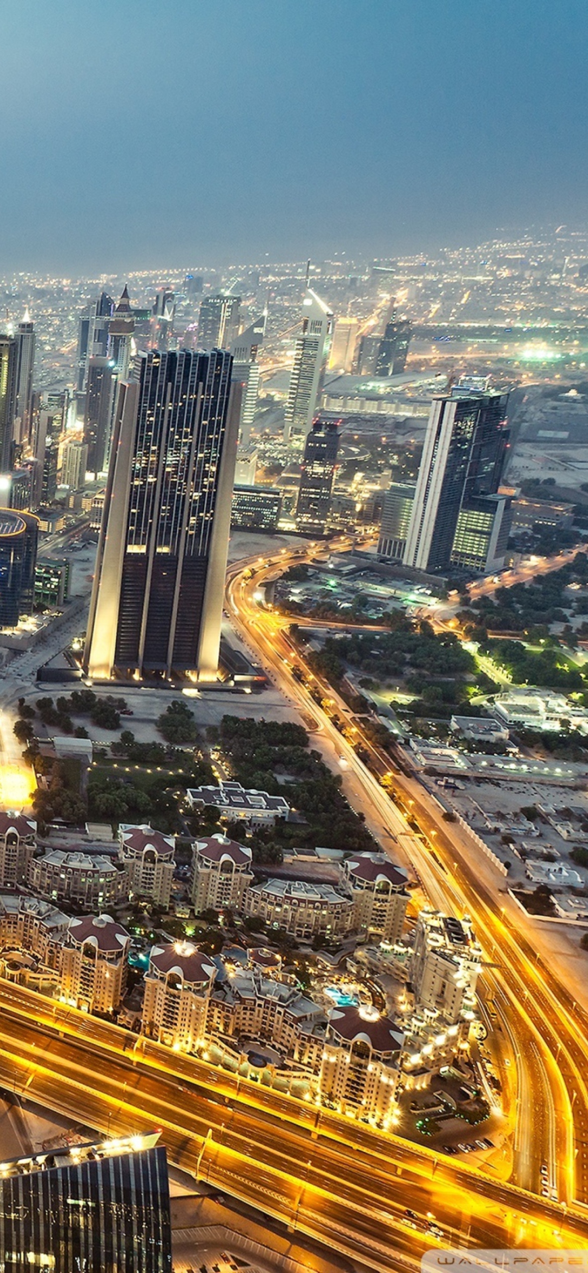 View From Burj Khalifa Dubai wallpaper 1170x2532