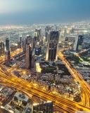 Sfondi View From Burj Khalifa Dubai 128x160