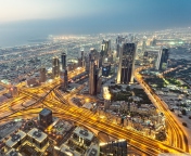 Screenshot №1 pro téma View From Burj Khalifa Dubai 176x144
