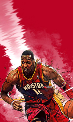 Dwight Howard, Houston Rockets wallpaper 240x400