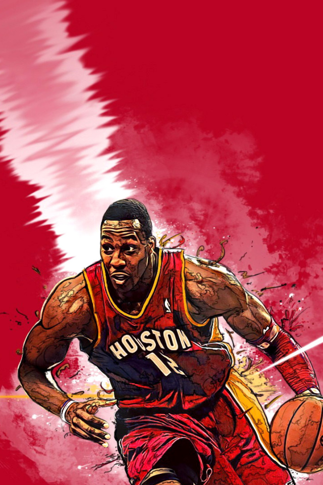 Dwight Howard, Houston Rockets wallpaper 640x960