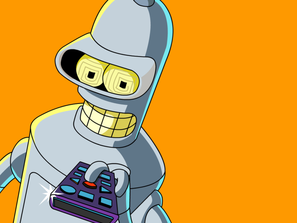 Screenshot №1 pro téma Futurama Bender 1024x768