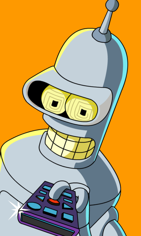 Futurama Bender wallpaper 480x800