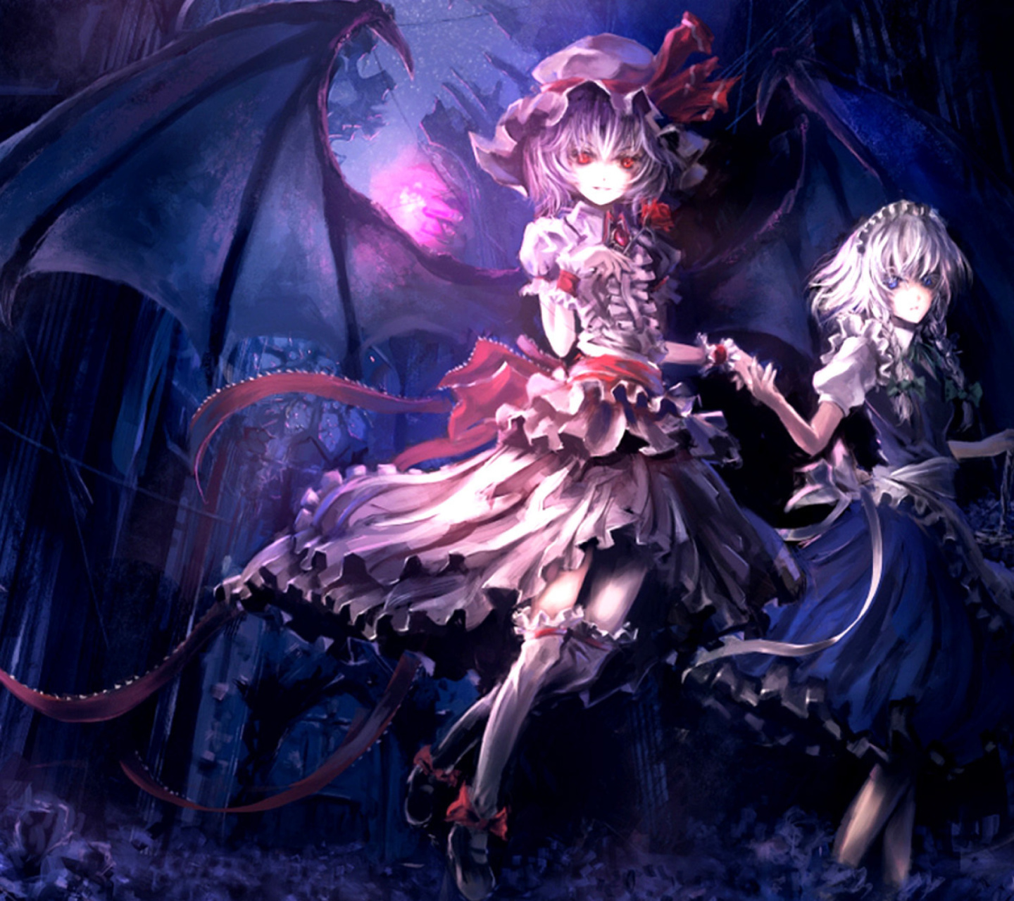 Touhou wallpaper 1440x1280