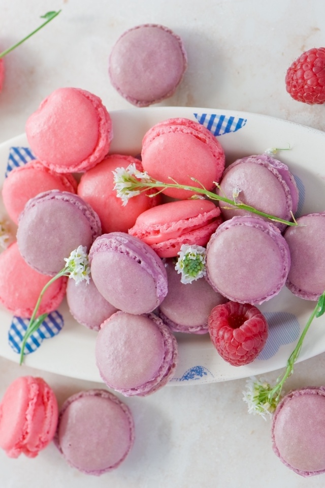 Fondo de pantalla I Love Macarons 640x960