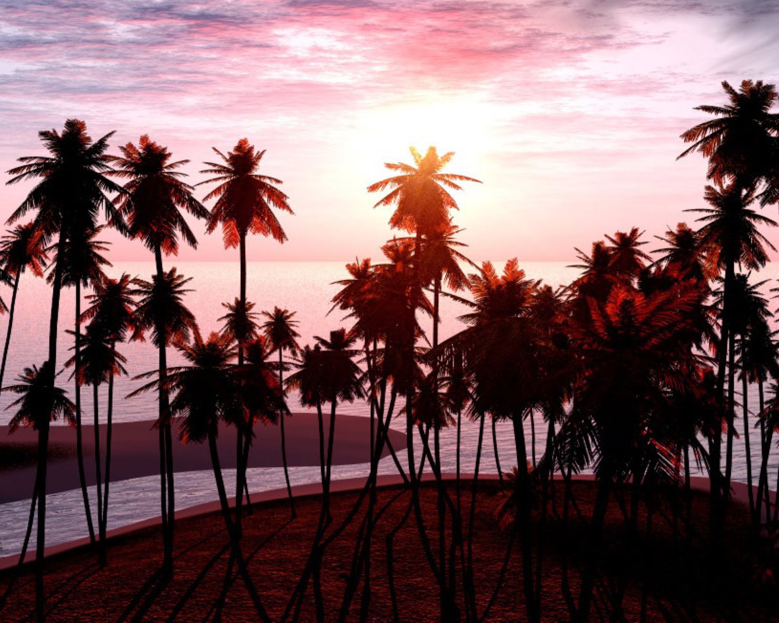 Jungle Sunset screenshot #1 1600x1280