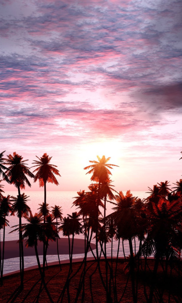 Jungle Sunset screenshot #1 768x1280