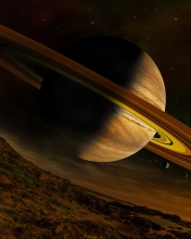Planet Saturn screenshot #1 176x220