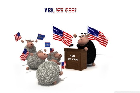 Das Yes We Can Wallpaper 480x320