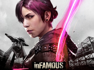 InFAMOUS First Light Background for Android, iPhone and iPad