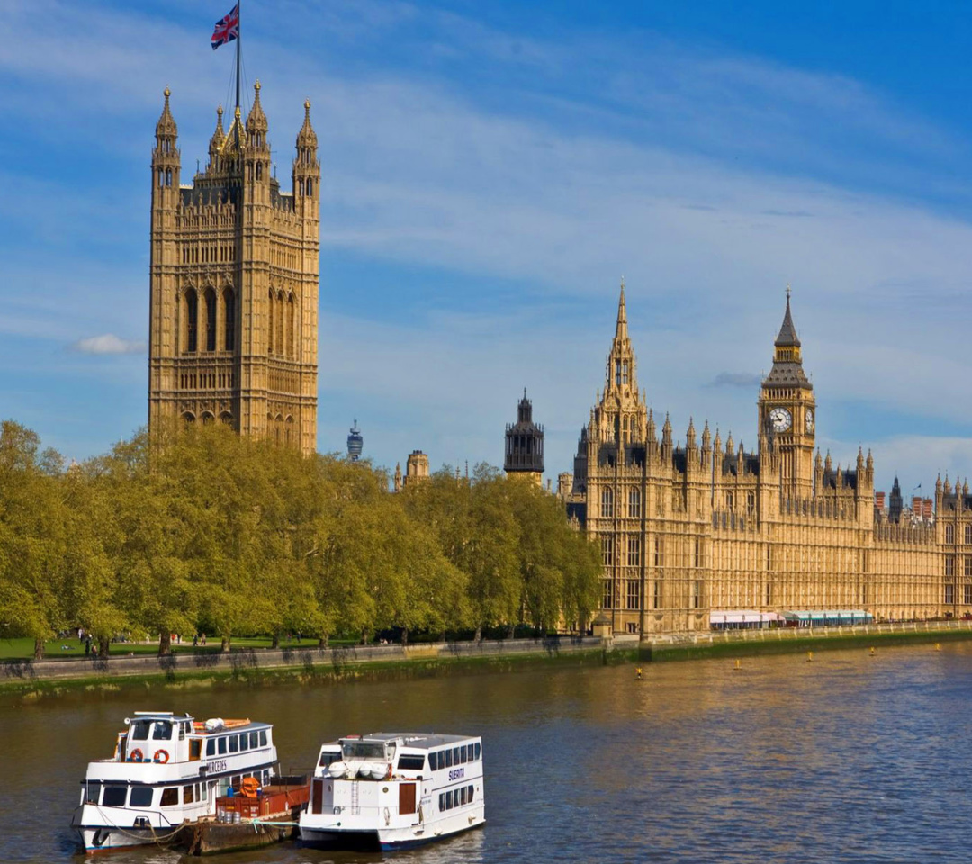 Обои Palace of Westminster 1080x960