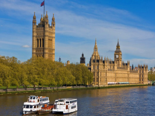 Palace of Westminster wallpaper 320x240