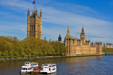 Das Palace of Westminster Wallpaper 480x320