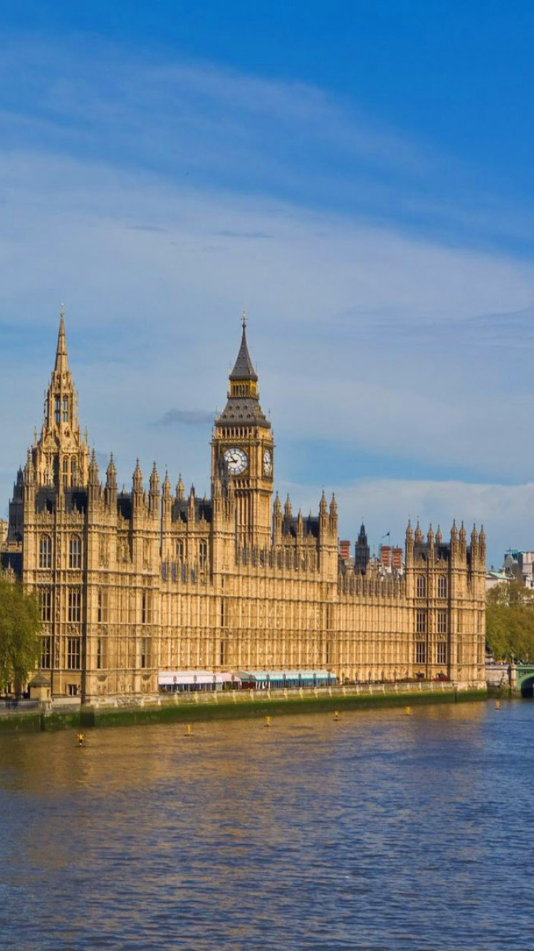 Das Palace of Westminster Wallpaper 750x1334