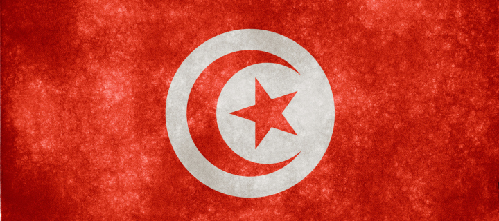 Das Tunisia Flag Wallpaper 720x320