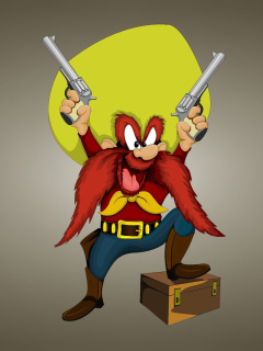 Looney Tunes   Yosemite Sam wallpaper 240x320