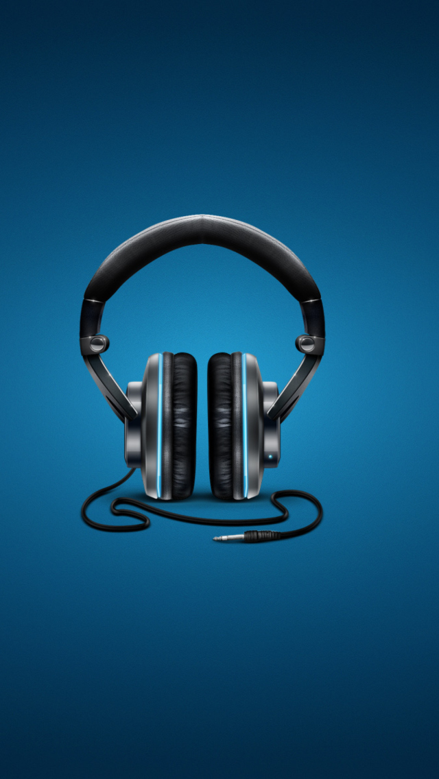 Обои Headphones 640x1136