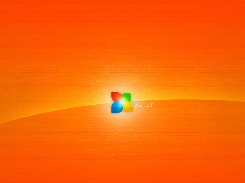 Sfondi Windows 8 Orange 1024x768
