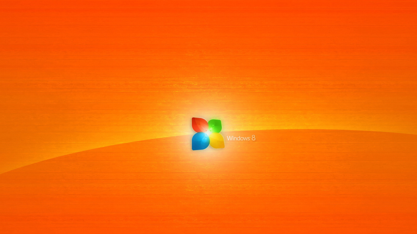 Screenshot №1 pro téma Windows 8 Orange 1366x768