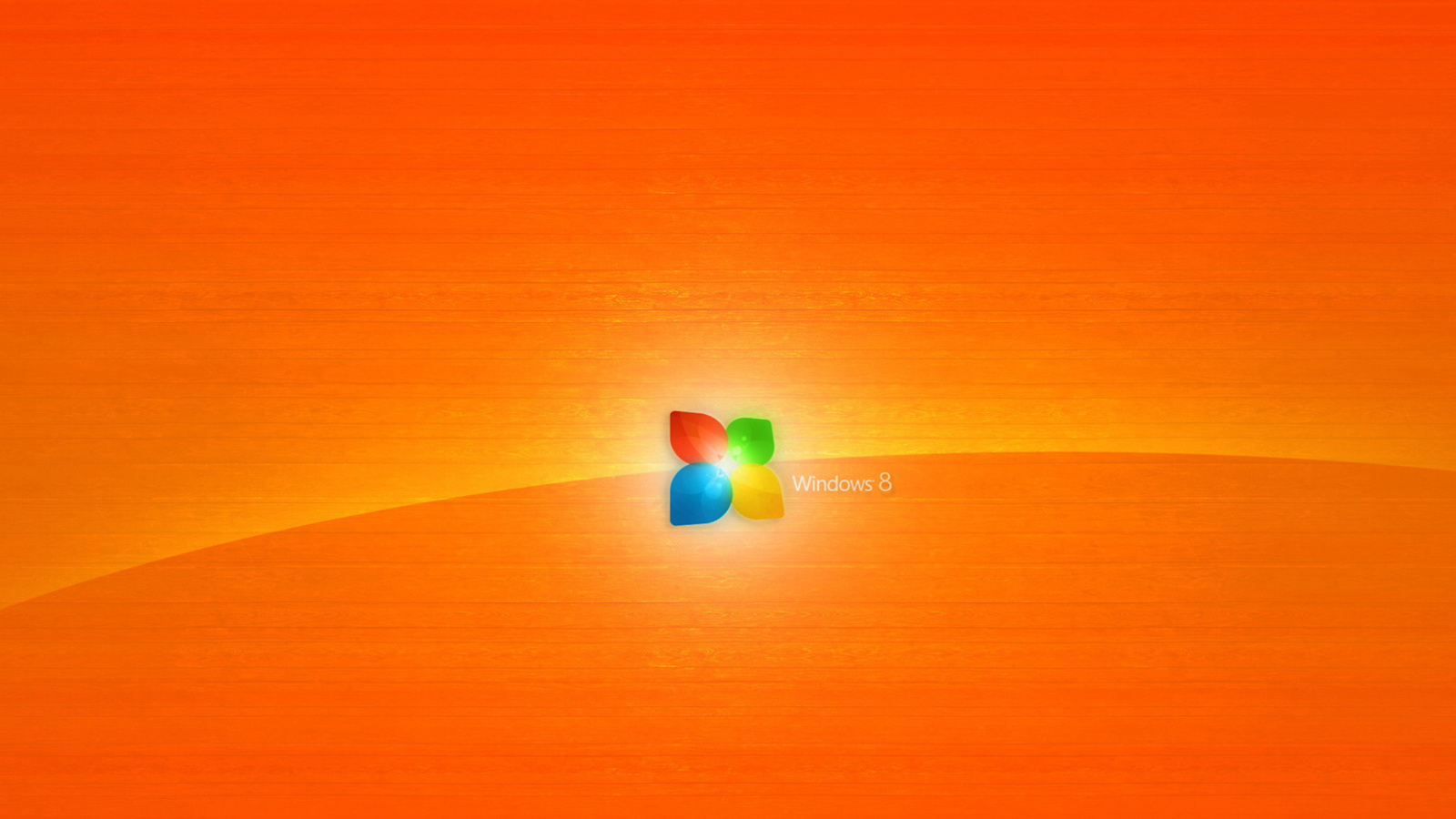 Fondo de pantalla Windows 8 Orange 1600x900
