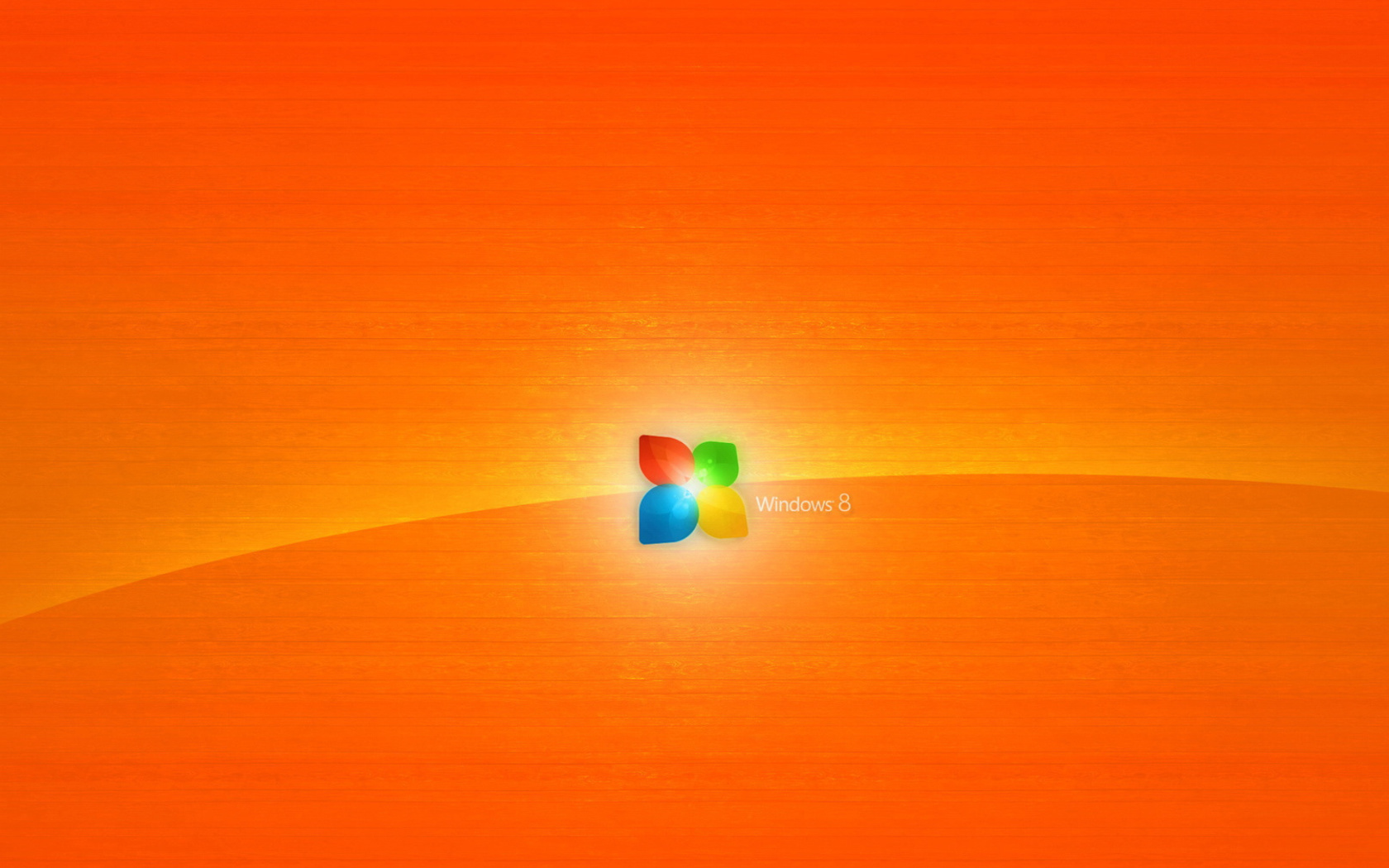 Windows 8 Orange wallpaper 1680x1050