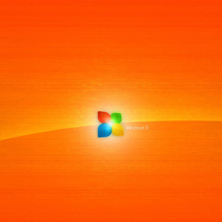 Kostenloses Windows 8 Orange Wallpaper für 2048x2048