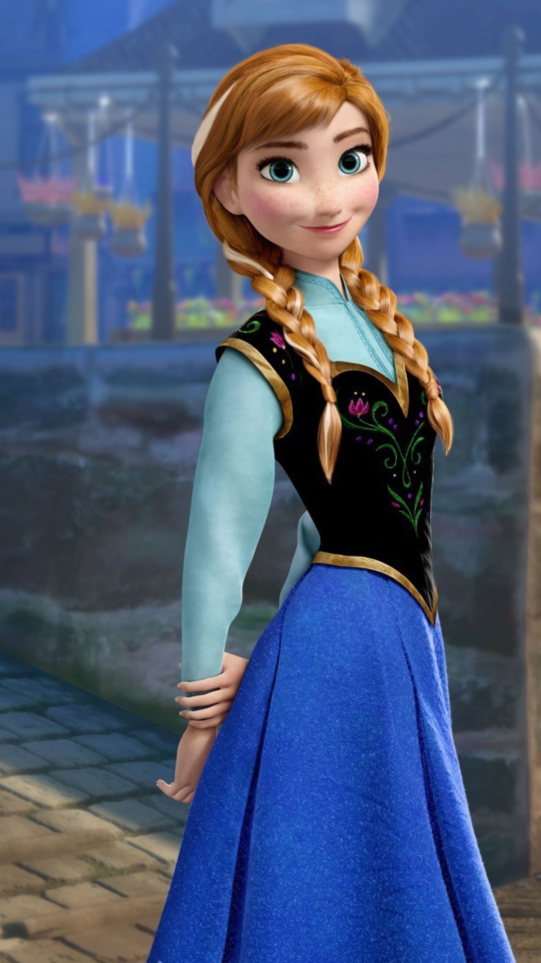 Das Frozen Disney Cartoon 2013 Wallpaper 1080x1920