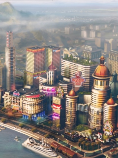 Screenshot №1 pro téma 2013 Simcity Game Concept Art 240x320