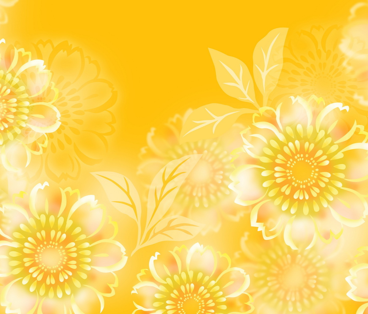 Yellow Pattern wallpaper 1200x1024