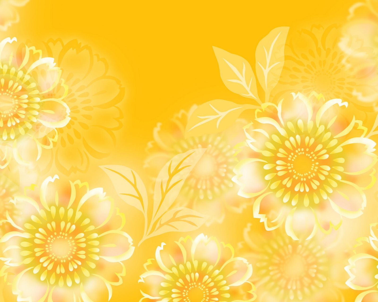 Das Yellow Pattern Wallpaper 1600x1280