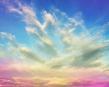Das Sky Colors Wallpaper 220x176